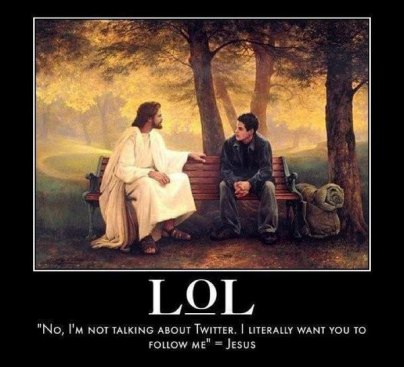 not twitter - follow-jesus